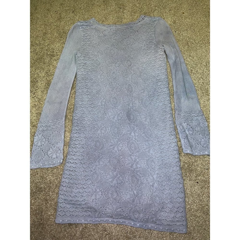 Lilly Pulitzer The Athena Light Blue Crochet Dress -- Small View 5